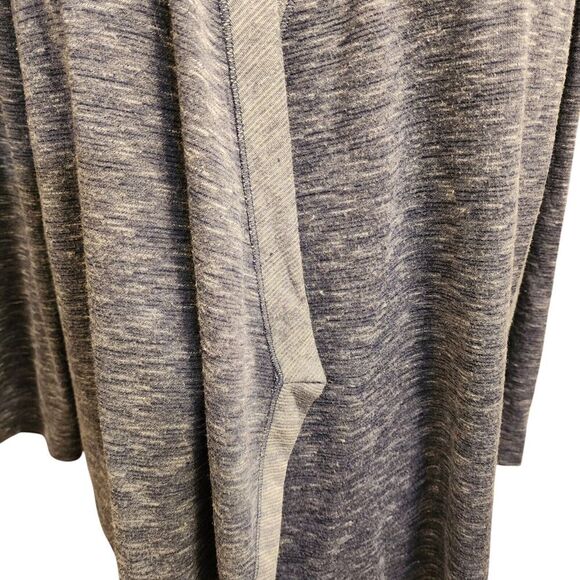 Sunday Women's Size 2X Open Front Waterfall Cardigan Size Small Heathered Blue - Picture 2 of 11